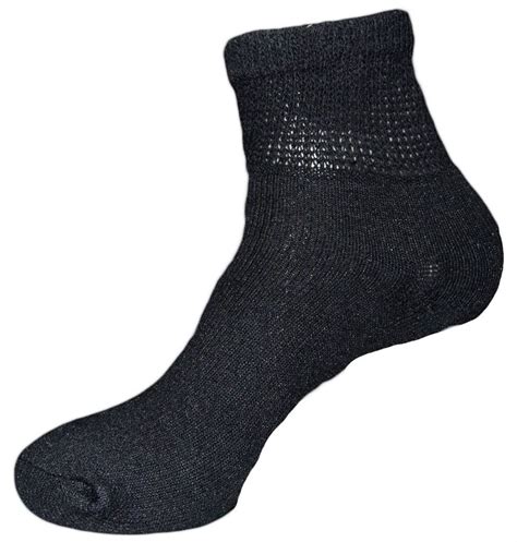 Diabetic Loose Fit Quarter Top Sock Three Pack - The Sox Market