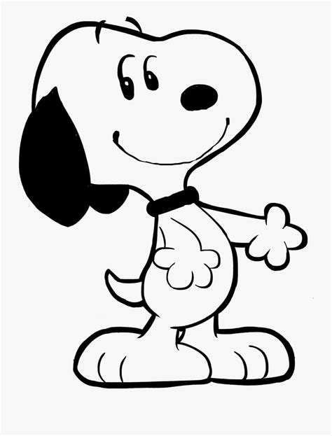 Black And White Snoopy , Free Transparent Clipart - ClipartKey