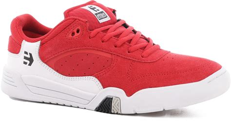 Etnies Estrella Skate Shoes - red/white - Free Shipping | Tactics