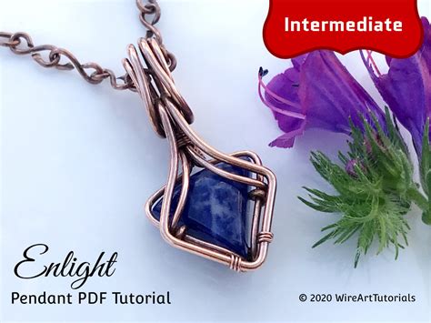 WireArtTutorials Enlight pendant wire wrap tutorial,wire wrapping ...