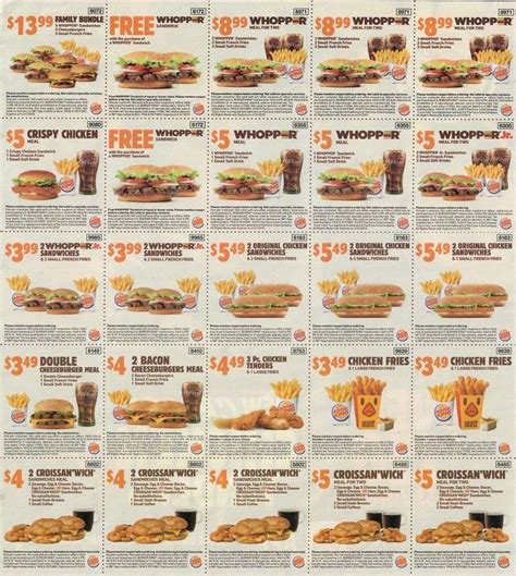 Burger King January 2024 Coupons | Burger King Coupon Photos