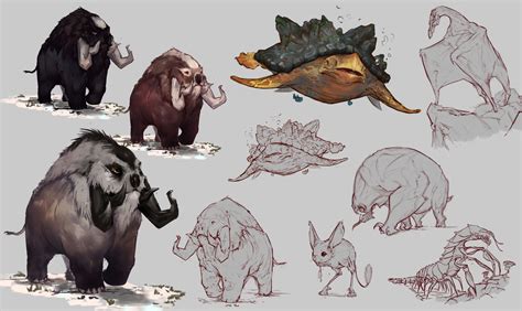 Some creature concept, Xavier Leroux | Creature design, Creature drawings, Creature concept