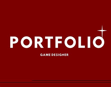 Portfolio | Game Designer :: Behance