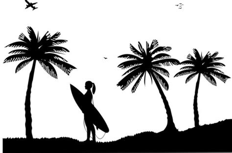 Surfer Girl Silhouette Images – Browse 9,235 Stock Photos, Vectors, and Video | Adobe Stock