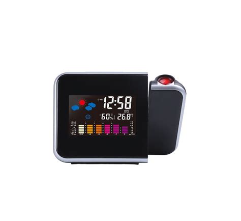 LCD Digital Projection Alarm Clock Electronic Alarm Clock with ...