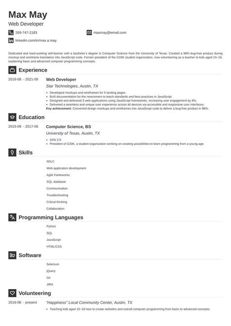 Modern Resume Examples 2024 Pdf - Jobie Lynelle