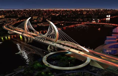 Dubai Bridge Mast Design - MediaLab 3D Solutions | Bridges architecture ...