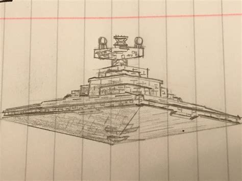 Star Destroyer doodle : r/StarWars