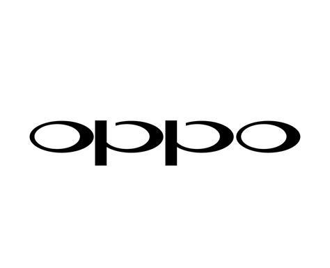 Oppo Logo Brand Phone Symbol Black Design Chinese Mobile Vector Illustration 20927539 Vector Art ...