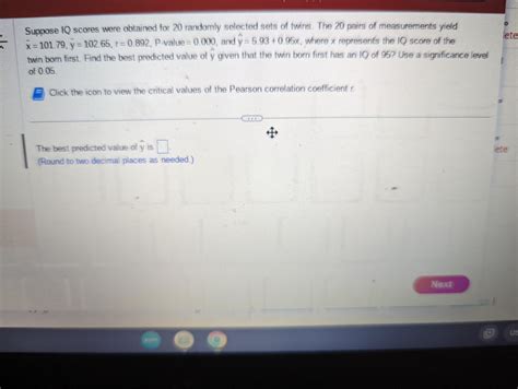 [Highschool statistics: finding y hat] how can I predict the value of y ...