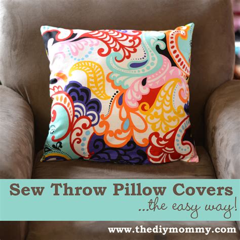 Sew a Throw Pillow Cover – The Easy Way!