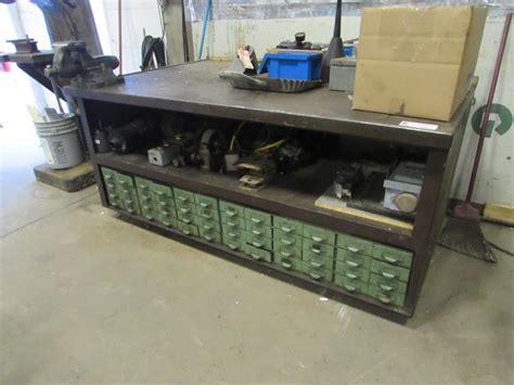 Machines Used | Work Bench (Steel) with Bench Vise and Contents