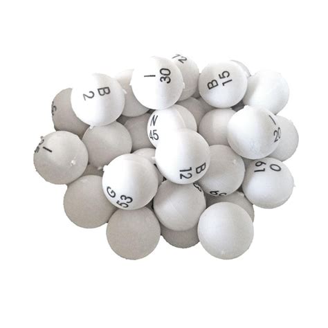 Medium Bingo Ball Set ( Approx. 7/8") - White – Wholesale Bingo Supplies