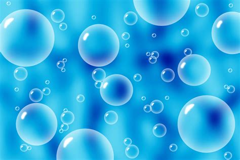 Bubbles On Blue Background Free Stock Photo - Public Domain Pictures