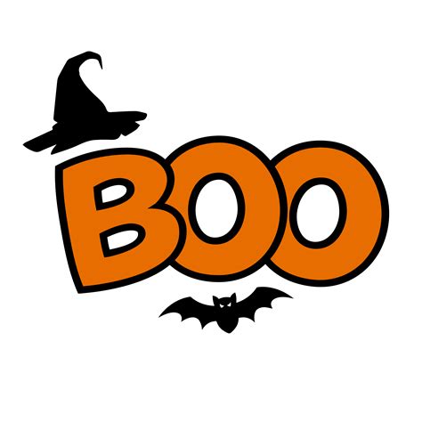 Halloween Boo Illustration Png No Background