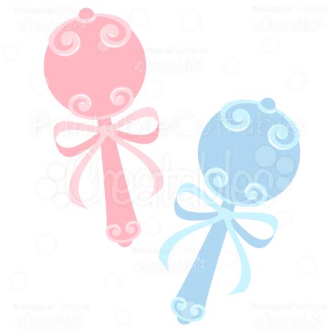 Sweet Baby Rattles SVG Cuts & Clipart