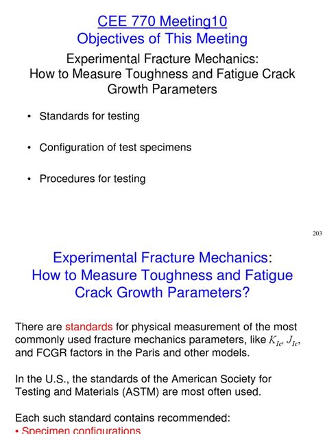 Lecture 10 Experimental Fracture Mechanics 1 | PDF | Fracture Mechanics | Fracture