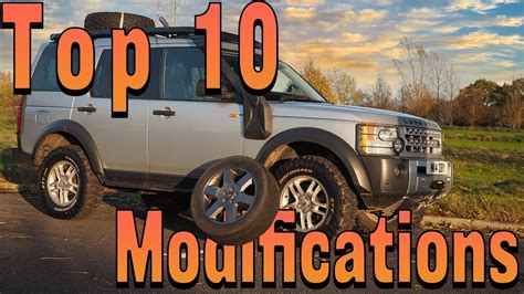 Top 10 Modifications for Land Rover Discovery 3 or 4 - YouTube