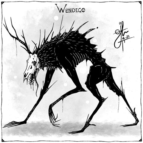 "Wendigo" By me : r/creepy