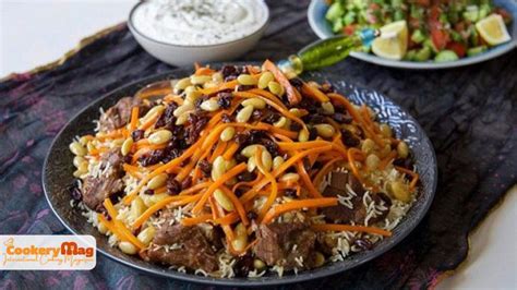 Kabuli Pulao Recipe, an Afghan national rice and lamb pilaf