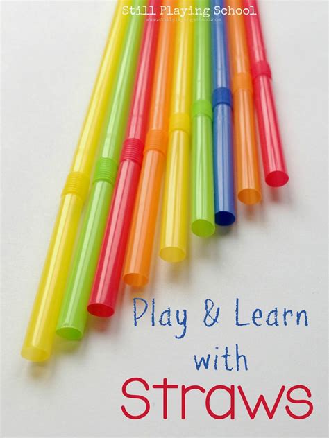 Straws for Crafts, Projects, and Activities for Kids | Still Playing School