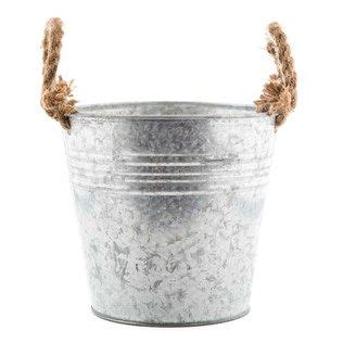 Tin Bucket with Rope Handles | Shop Hobby Lobby | Tin bucket, Rope ...