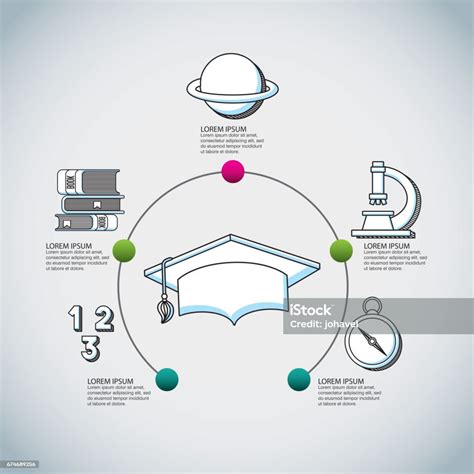 Ikon Presentasi Pendidikan Infografis Ilustrasi Stok - Unduh Gambar ...