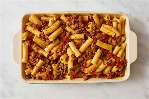 Easy Baked Ziti With Ground Beef and Cheese Recipe