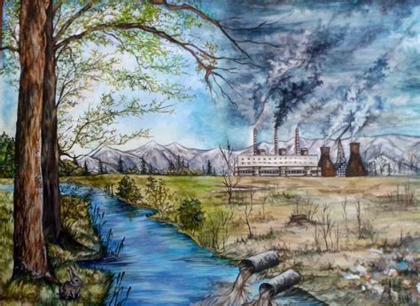 Pollution paintings search result at PaintingValley.com