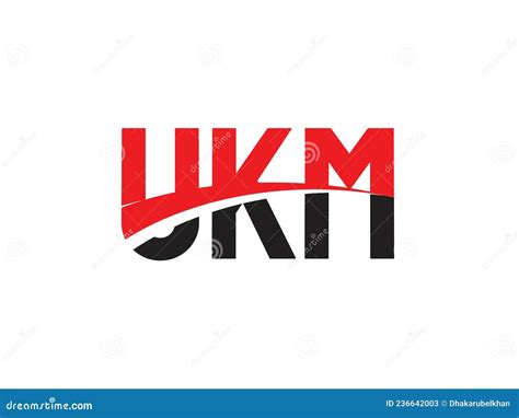 UKM Letter Initial Logo Design Vector Illustration Stock Vector - Illustration of element, icon ...