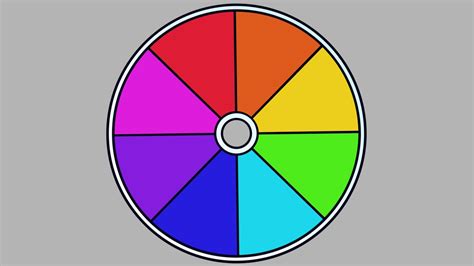 Color Wheel Art Challenge Template It Is A Great Way To Get Creative ...