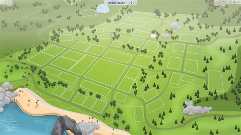 (Sims 4 Fanmade Map) Sunset Valley by filipesims | Sims 4, Sims, Sims 4 gameplay