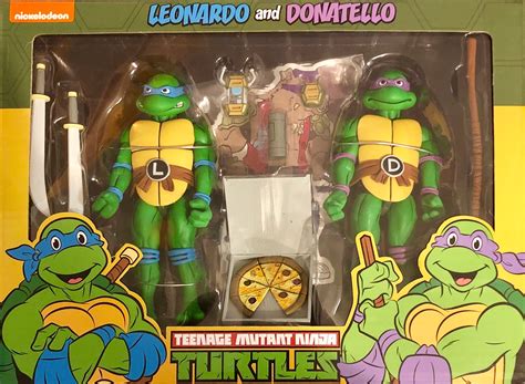 AMERICAN WARGAMERS ASSOCIATION: TMNT Leonardo NECA 7 Inch Classic Cartoon Action Figure Review