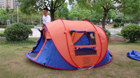 Pop Up Instant Setup Camping Tent - YouTube