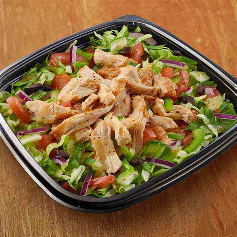 Check out the variety of options available on the SUBWAY® chopped salad ...