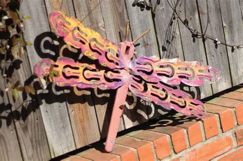 Whimsical Dragonfly Wall Art Outdoor Sculpture for Your Garden Decor - Gift Ideas - Creative ...