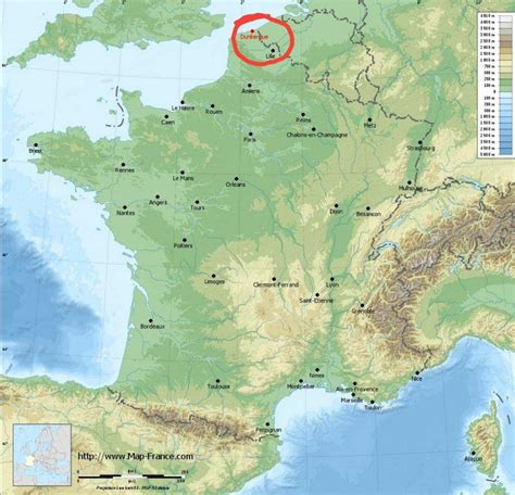 Dunkirk Evacuation Dunkirk France Map