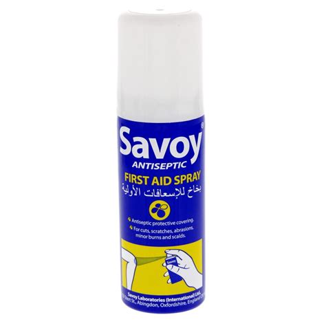 Savoy First Aid Spray - GulfPhysio - UAE's Online Physiotherapy Store