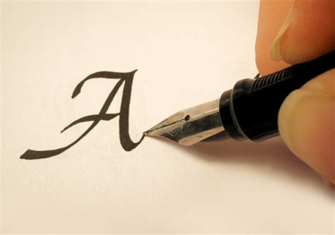 How To Write With A Calligraphy