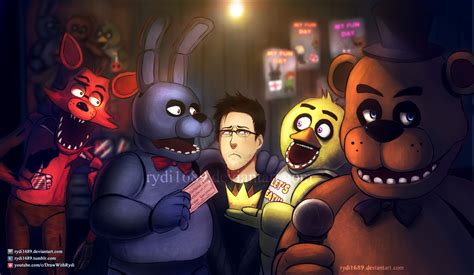 Download this Markiplier + FNAF fanart wallpaper! by Draw With Rydi ...