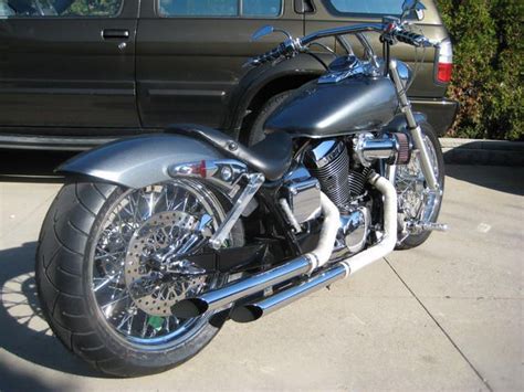 custom honda shadow 750 (With images) | Honda shadow bobber, Honda shadow spirit 750, Honda shadow