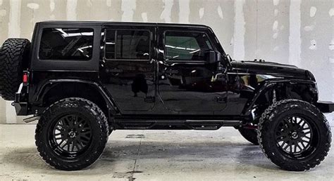 Sleek and Stylish Jeep with Matching Wheels