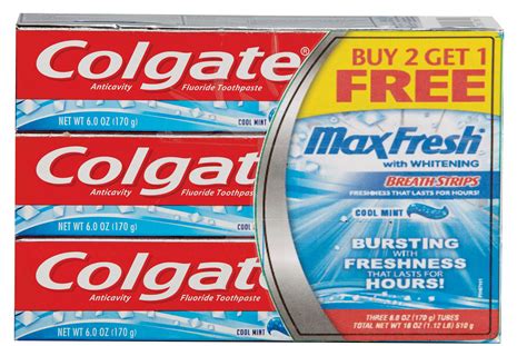 Colgate Max Fresh Cool Mint 3 Pack - Shop Toothpaste at H-E-B