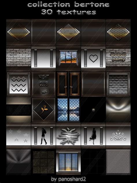 Collection bertone 30 textures for imvu creator rooms - panoshard2 manufacture and sale textures ...