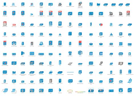 Cisco Products Additional. Cisco icons, shapes, stencils and symbols | Cisco Network Topology ...