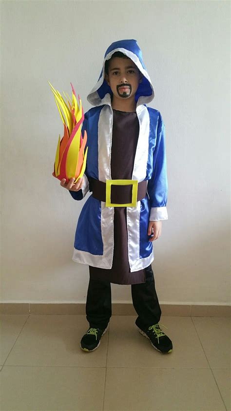 Clash Clans Wizard Cosplay Costume Full Set Outfit Halloween Masquerade Cosplay Costume Clothing ...