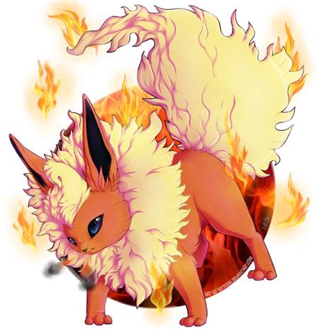 Flareon by Kitsooki | Pokemon eevee, Pokemon, All pokemon