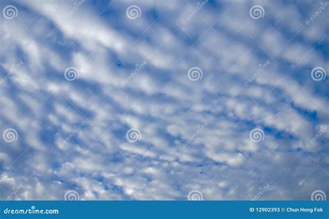 Altocumulus cloud stock image. Image of wide, sunny, afternoon - 12902393