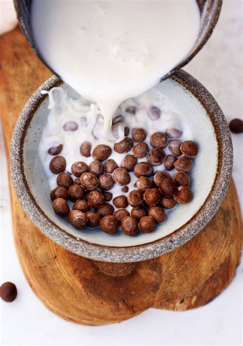 Chocolate Cereal (Homemade Cocoa Puffs) - Elavegan