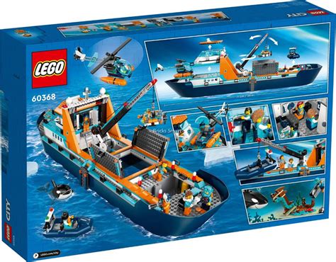 LEGO 60368 City Arctic Explorer Ship Building Toy Set